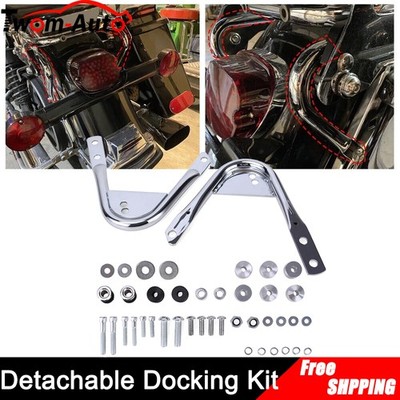 Detachable 2 Two-Up Luggage Rack Docking Hardware Kit For Harley Electra Glide