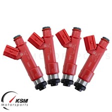 550cc 1001-87f90 Fuel Injectors For Toyota Celica Supra Gs300 1zz 2zz Fit Denso