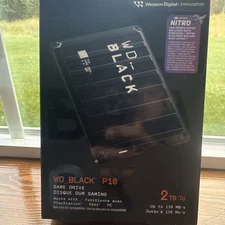 WD_BLACK 2TB P10 Game Drive Portable External Hard Drive HDD-WDBA2W0020BBK-WES1