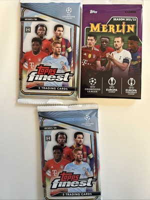 Topps Finest 20/21 Packs Also Merlin Pack Brand New