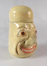 GINGER - Spice Jar - Face Jug - Herbal container