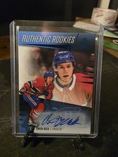 💥Owen Beck AU 2023-24 SP Game Used Auto Montreal Canadiens #213