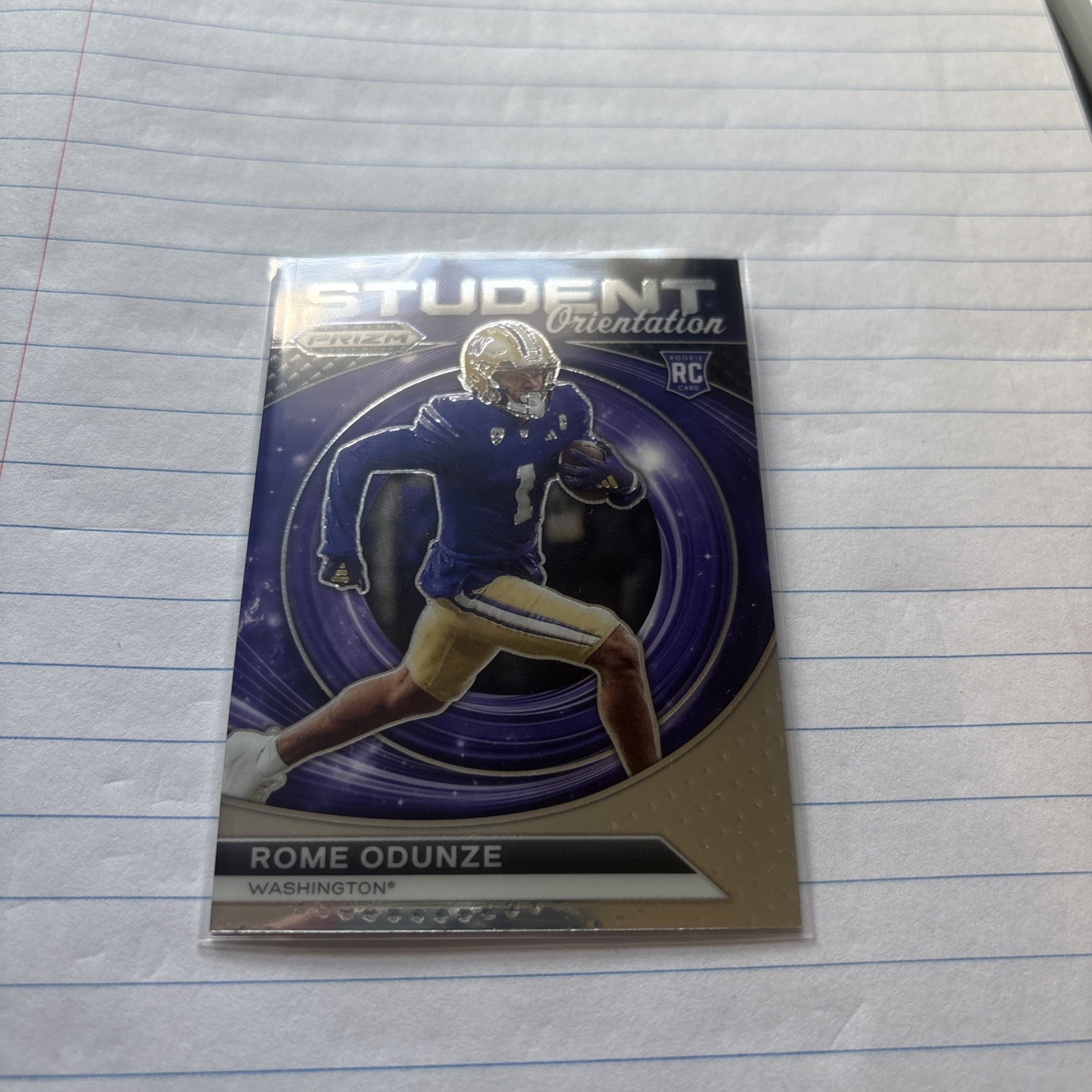 2024 Panini Prizm Draft Picks - Student Orientation Rome Odunze #SO-RO (RC)
