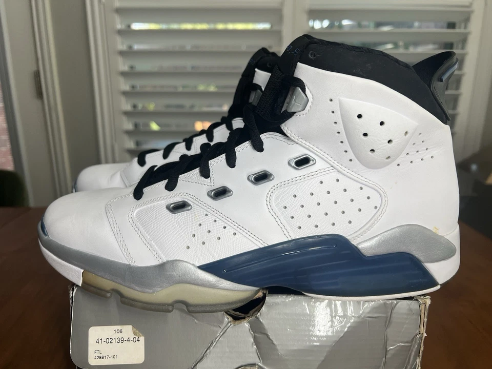 Jordan 6-17-23 2010 blanco/azul universitario talla 11,5 nuevo con caja raro DS DE COLECCIÓN Foto 2 de 4