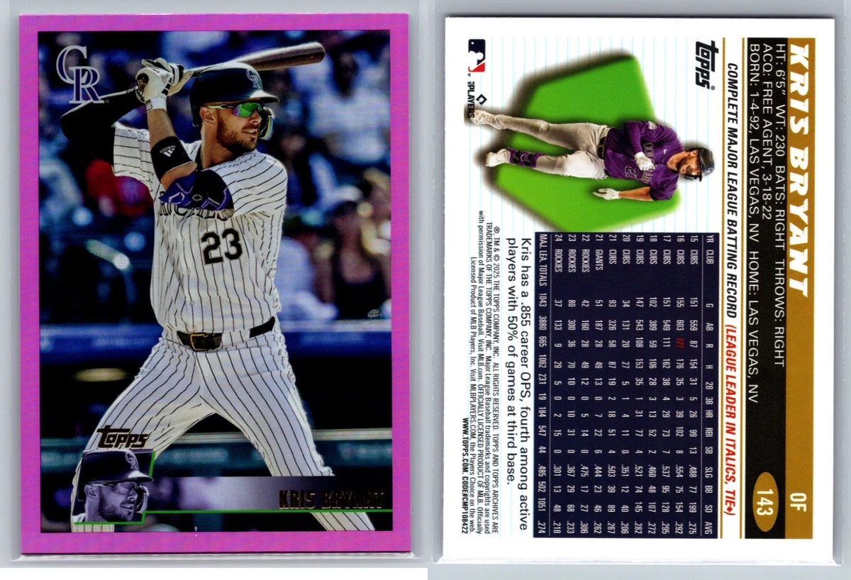 Kris Bryant Baseball Trading Cards for sale | eBay
