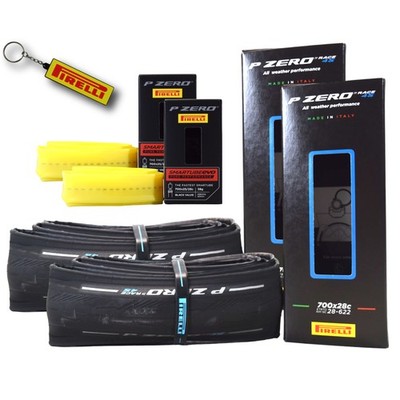 Pirelli P ZERO TLR 4S 28-622 Tire & SmarTUBE 25/28-622 700C Set w/Keychain(2Pk)