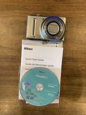 Nikon COOLPIX S9050 12.1MP Digital Camera - Silver (lens error) 