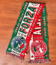 ITALY NATIONAL TEAM 1990's FOOTBALL SOCCER FAN SCARF FORZA ITALIA ONE SIZE