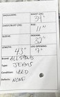 AllSaints Men's Cigarette Damaged Skinny Jeans Light Blue Distressed Sz 34x32 — photo 6