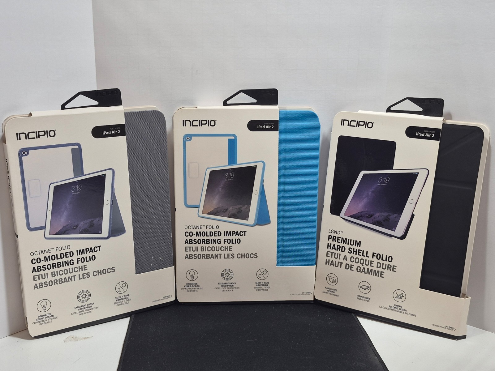 Incipio Hard Cases for Apple iPad Air 2 - Octane Folio & LGND Hard Shell Folio