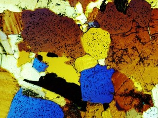 Vintage Microscope Slide. Granite from Sundalsvand. S.E.Asia ?