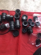 Cosmicar Plus Philips Plus Panvigor And Lots More CCTV Camera Lenses Lot