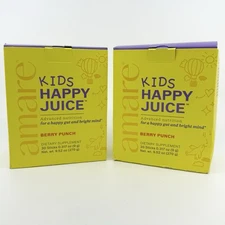 Amare Kids Happy Juice 2 PACK New And Sealed Best by 12/25 Mood Support For Kid