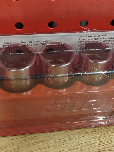 Snap-on Tools 211FSSY 1/4" - 7/8" NUEVO 3/8" Drive SEMI-PROFUNDO 6-Point Socket Set - Imagen 3 de 19