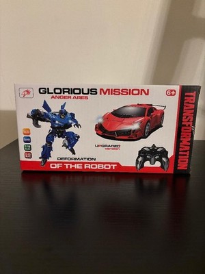 GLORIOUS MISSION ANGER ARES ROBOT TRANSFORM FIGHTING /SPEED CAR/REMOTE CONTROL