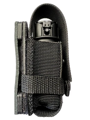 NW SELF DEFENSE PRODUCTS Pepper Spray Holster, Nylon -With Detachable Belt Attachment (Fits 1.5 - 2.5 oz)