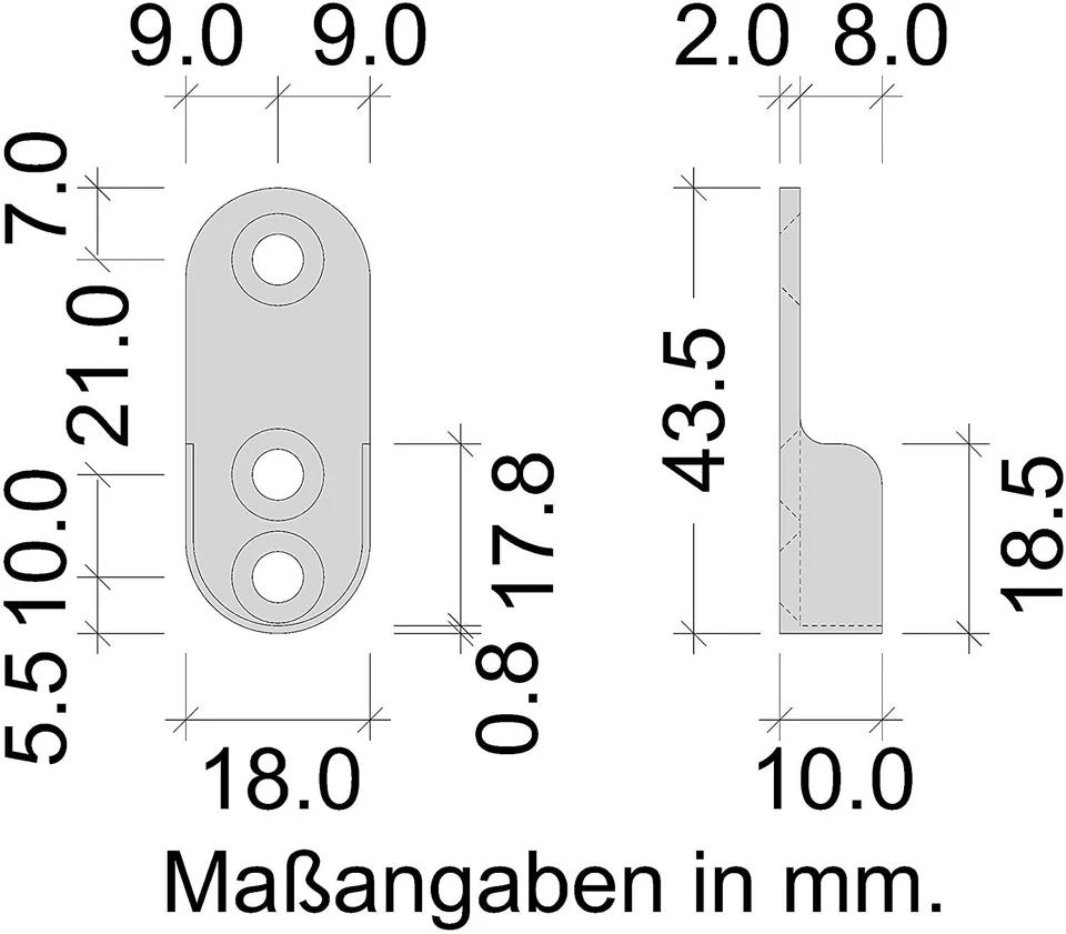 Vestiti Ovale Tubo Armadio Asta Guardaroba Cromo 600 - 2000 MM Tubo Mobili - Immagine 4 di 4