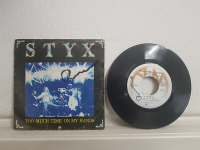 Styx - Too much time on my Hands / Queen of Spades  1981 Single 7'' LP Mr. Roboto