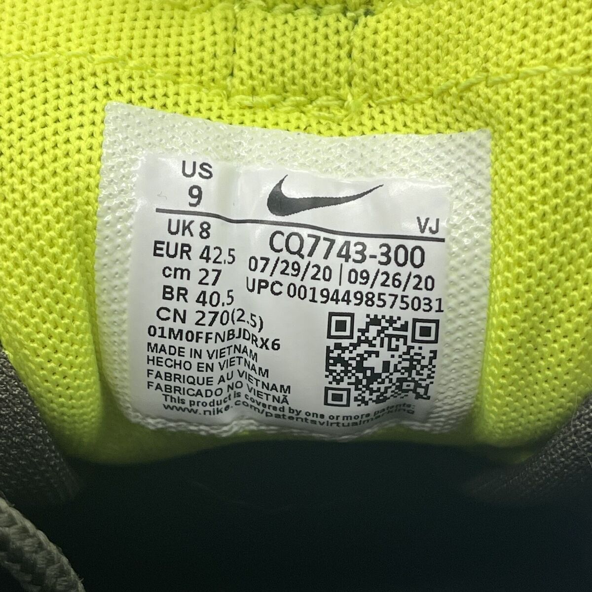 Nike Air Max 90 Men's Size 9 Running Shoes CQ7743-300 Nike Air Max 90 Men's Size 9 Running Shoes CQ7743-300