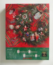 Springbok Memories of Christmas Ornament Wreath Puzzle 1998 XZL3463 500 Pc. NIB
