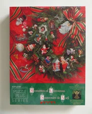 Springbok Memories of Christmas Ornament Wreath Puzzle 1998 #XZL3463 500 Pc. NIB