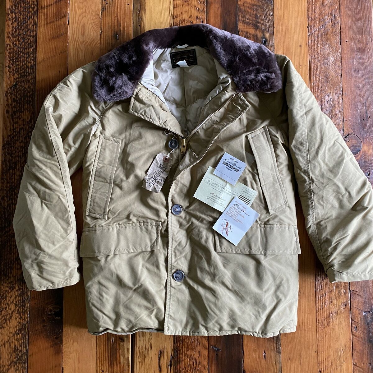 VINTAGE DEADSTOCK 70s EDDIE BAUER DOWN STADIUM PARKA JACKET VINTAGE DEADSTOCK 70s EDDIE BAUER DOWN STADIUM PARKA JACKET