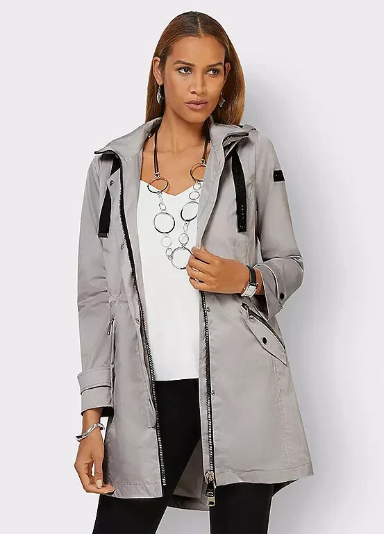 Creation L shaped Hooded Coat - Size 14 - BNWOT - RRP £220 image 3