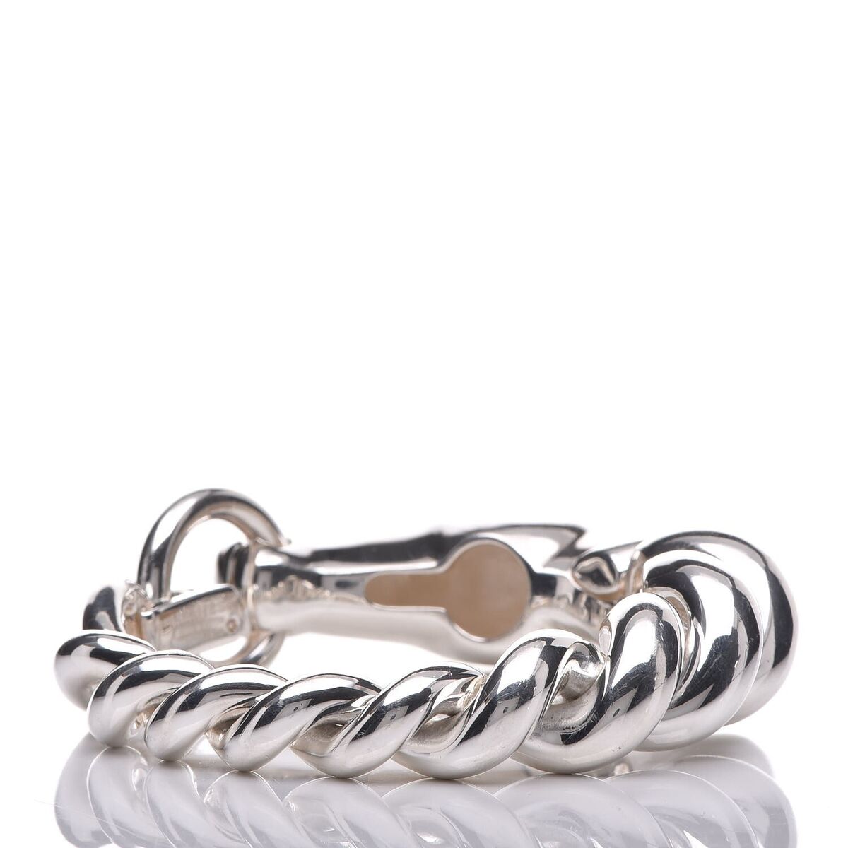 HERMES Sterling Silver Galop Bracelet Large Model Size SH | eBay HERMES Sterling Silver Galop Bracelet Large Model Size SH | eBay