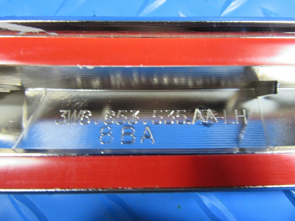 Bentley GT GTC left rear quarter panel lower chrome trim #6061