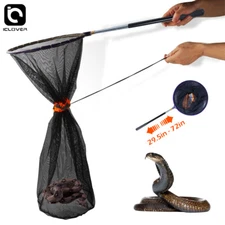 Snake Hook Catcher Net Telescopic Grabber Handling Tool Tongs Pole Stick Trap