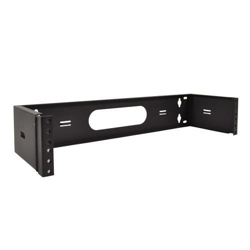 Soporte de panel de parche oscilante con bisagras de montaje en pared de acero de 19"" 2U 6"" de profundidad - Imagen 3 de 5