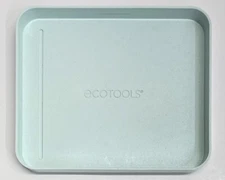 EcoTools Beauty Recycled Plastic Tray 9.5x8 Makeup/Cosmetics Accessory Gray Blue