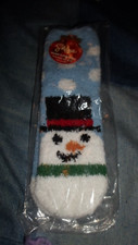 Holiday slipper socks-snowmen-nwomen's-size5-10-China-Factory Sealed