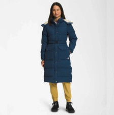 The North Face Women's Sierra Long Down Puffer Parka / Aviator Navy / Rrp £400