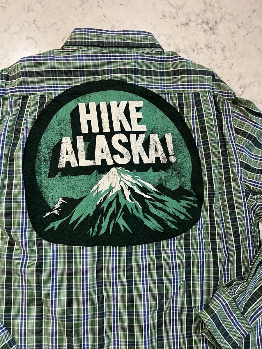 Custom Hike Alaska Button Up Size XL - Maps and Scraps View 4
