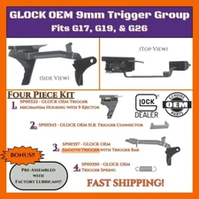 Glock OEM Trigger Assembly 9mm Gen-3 17/19/25/26/28/34 5.5 Smooth Trigger