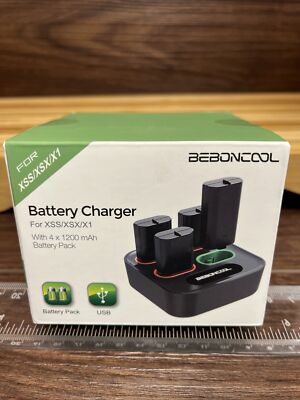 BEBONCOOL Battery Charger for XSS/XSX/X1-Includes 4 x 1200mAh Battery Pack NEW
