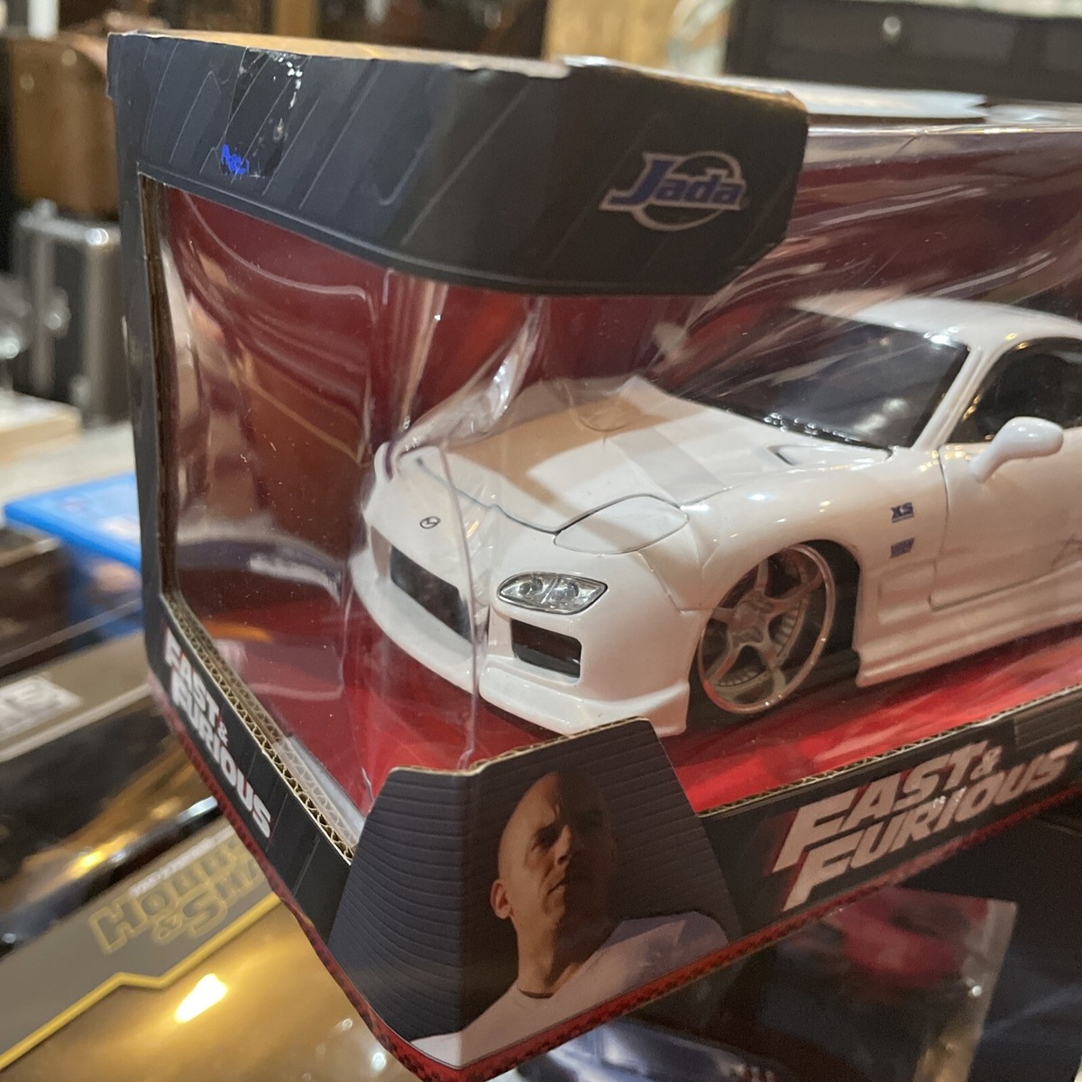 1:24 ワイスピ 1993 MAZDA RX-7 HKS Jada 1:24 JDM 1993 Mazda RX-7 HKS Yellow Diecast Model Car