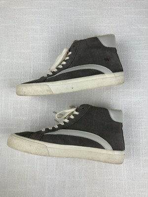 Madewell Sidewalk High Top Faux Shearling Lined Madewell Sidewalk Gray Suede Faux Shearling High Top  main image 4