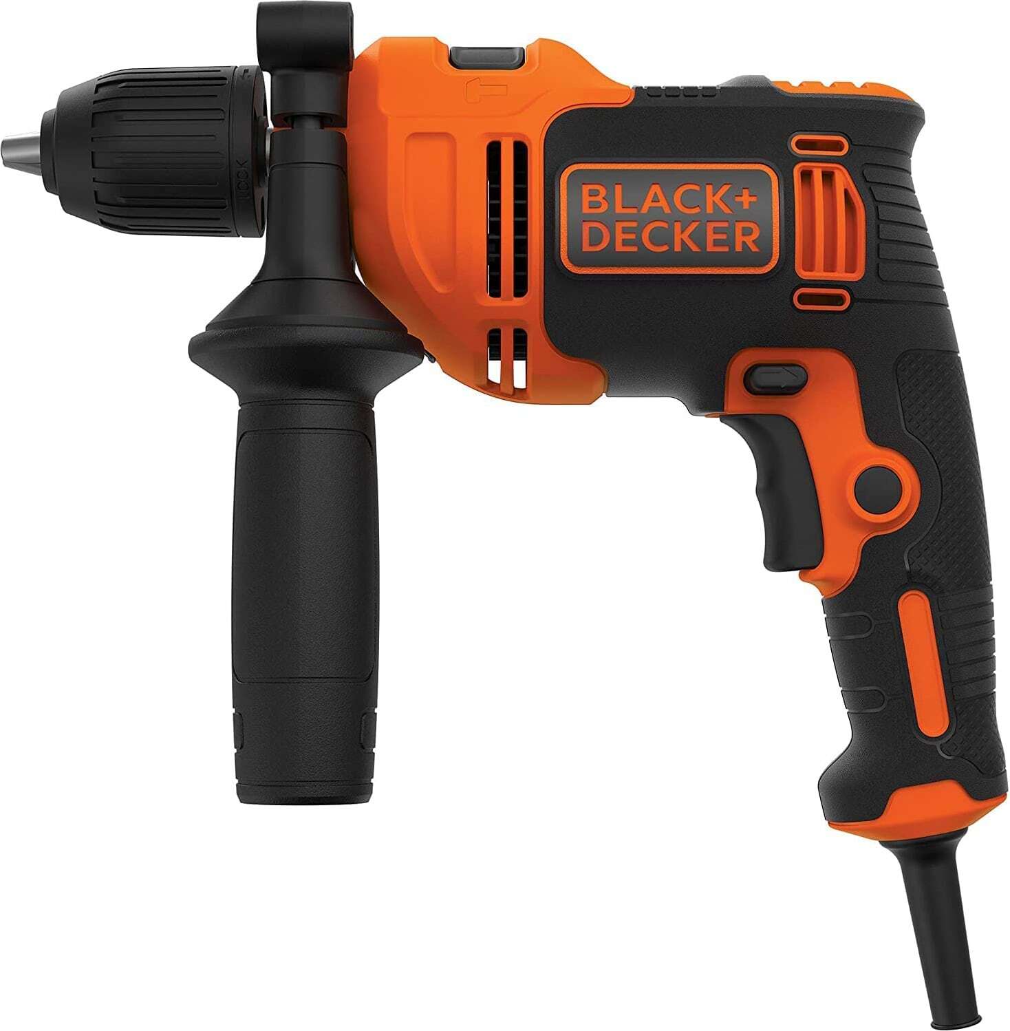 Trapano a Percussione Elettrico 550 W + Punte + Accessori Black Decker BEH550K