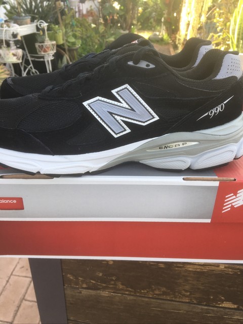 new balance 990v3 black white