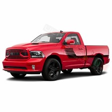 Racing Hockey Doors Stripes Sport Decal Sticker for Dodge Ram Regular Cab 2500