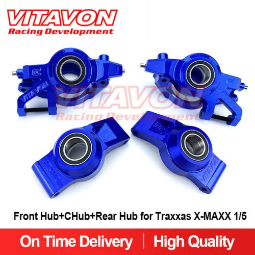 Vitavon CNC Alu7075 Front Hub+C Hub+Rear Hub For Traxxas X-MAXX XRT 1/5 5 Colors - Image 3 of 4