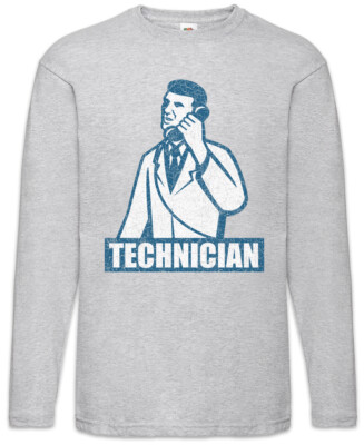 Technician Langarm T-Shirt Electrical Engineer Electrician Scientist Science