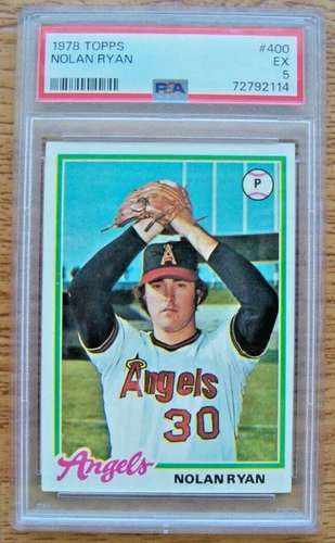 1978 Topps PSA 5 EX #400 Nolan Ryan California Angels