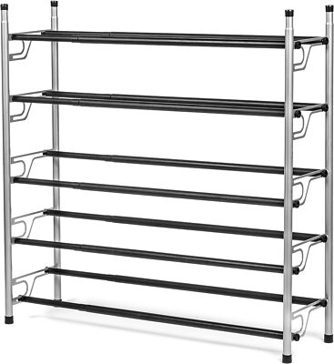 USTECH Tier Adjustable, Expandable Shoe Rack Storage Pack Of