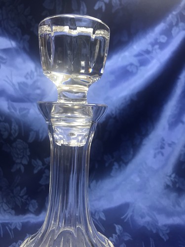 Decantador de vino de cristal ATLANTIS cortes de estrella excelente estado - Imagen 3 de 6