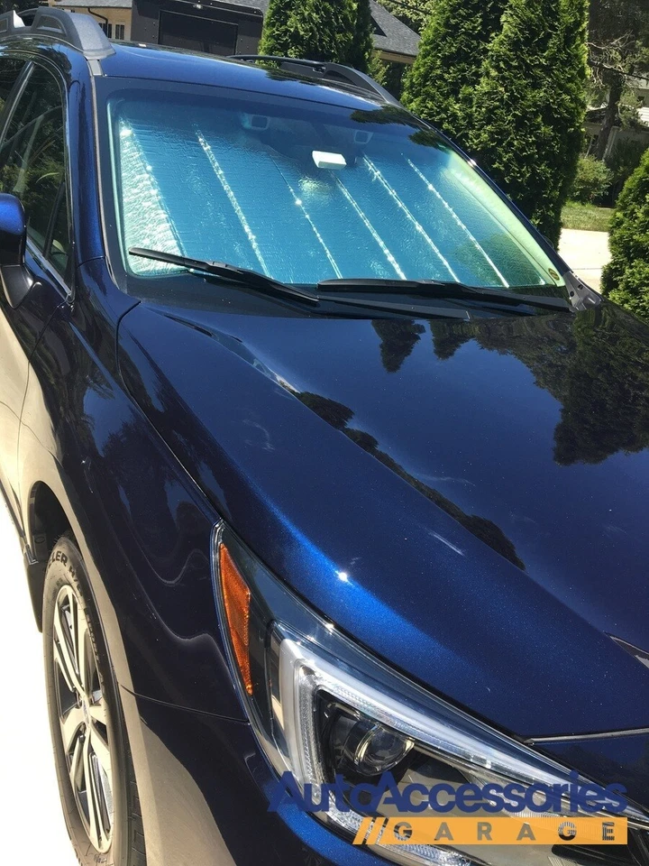 Intro-Tech Silver Windshield Sun Shade DG-49-R For 1985 Dodge Omni - Image 4 of 4