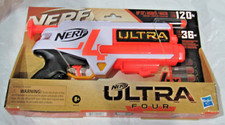 Nerf Ultra Four Dart Blaster with 4 Nerf Ultra Darts Single-Shot