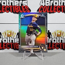 2025 Bowman Chrome JOSH KNOTH #BCP-136 1st Bowman Steel Metal Refractor 51/100